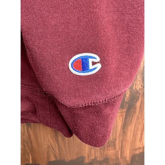 Texas A&M Aggies Champion Embroidered Pullover Hoodie Red White Mens XL NCAA ATM - Picture 2 of 7